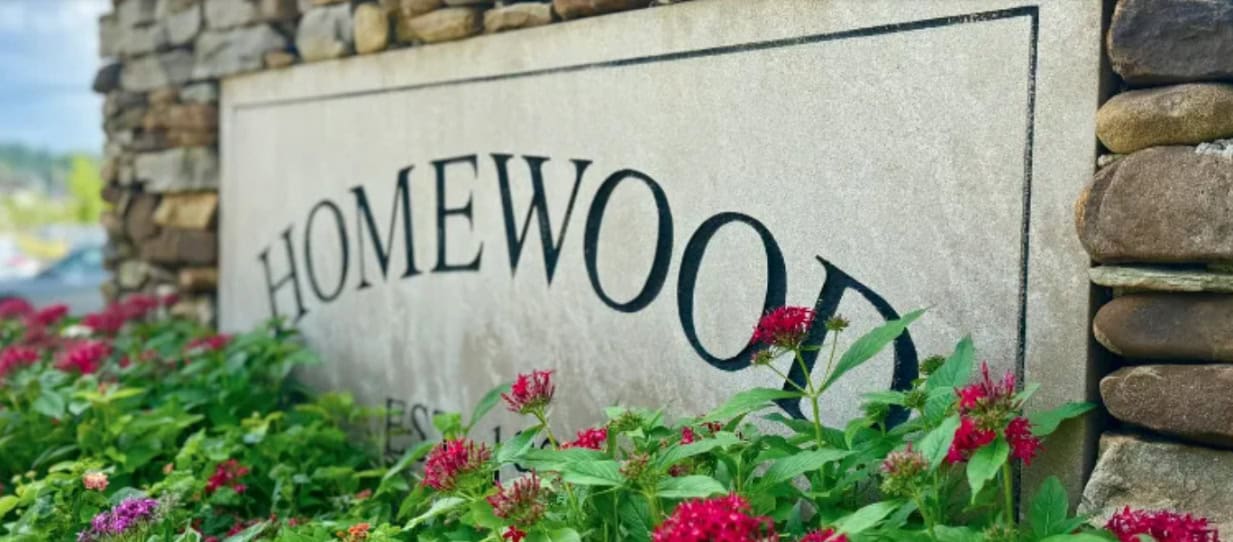 Screenshot from the City of Homewood website